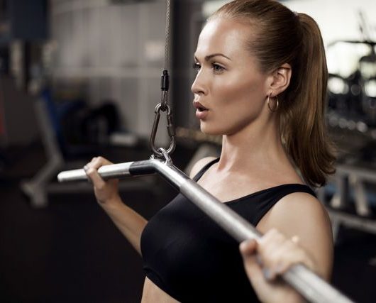 woman at a gym