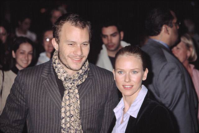 Heath Ledger and Naomi Watts
