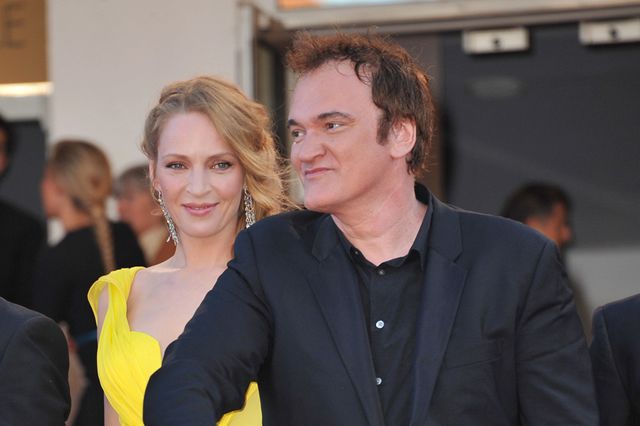Uma Thurman and Quentin Tarantino