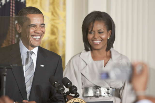 Michelle and Barack Obama