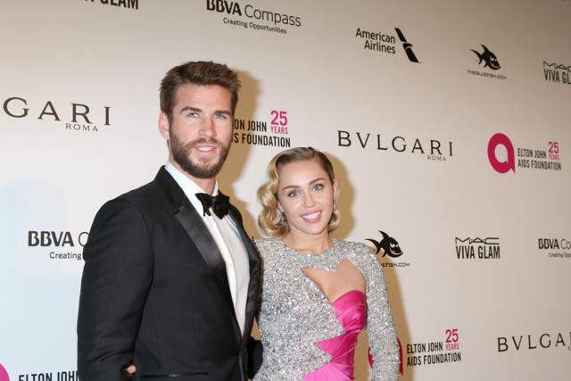 Miley Cyrus and Liam Hemsworth