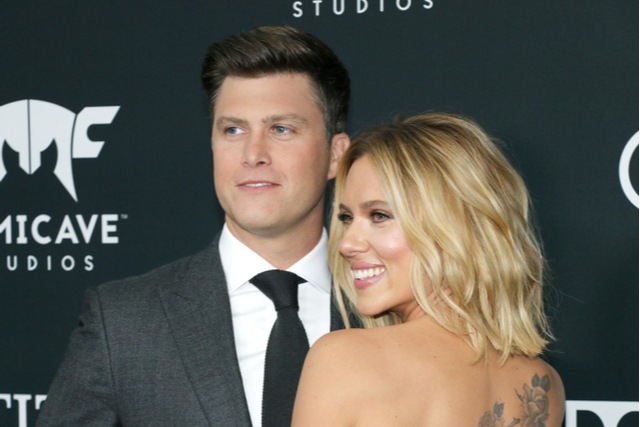 Scarlett Johansson and Colin Jost